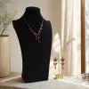 Shining Zircon Set (including necklace, stud earrings), Copper Chain Jewelry Accessories, Fashionable jewelry set for women, simple and elegant details Picture